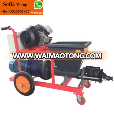 wall cement plastering mortar spraying machine