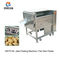 Brush Roller Cassava Ginger Onion Washing Cleaning Peeling Peeler Machine